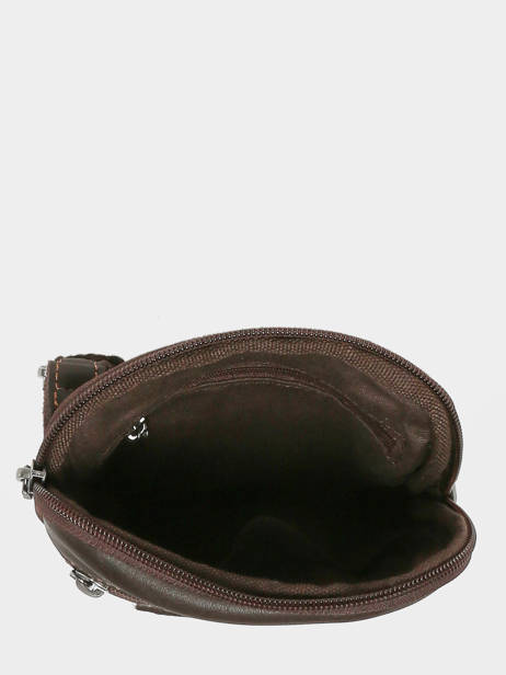 Pochette Homme Arthur & aston Marron johany 8 vue secondaire 3