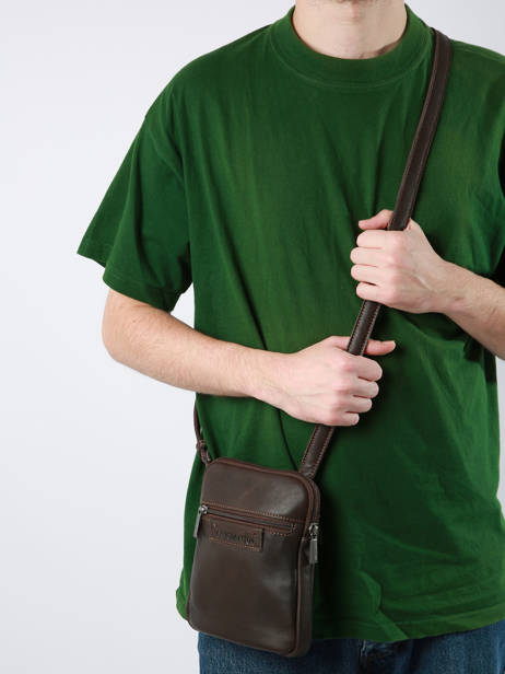 Pochette Homme Arthur & aston Marron johany 8 vue secondaire 1