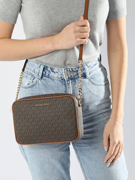 Sac Bandoulière Jet Set Michael kors Marron jet set F1GJ6C7B vue secondaire 1