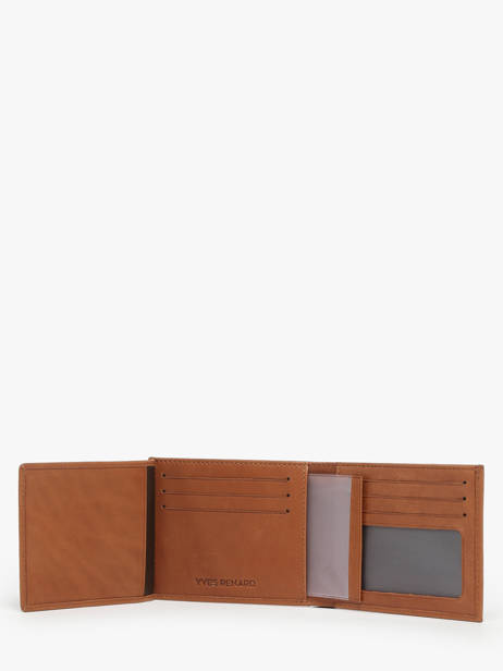 Portefeuille Bovino Cuir Yves renard Marron bovino 1906 vue secondaire 2