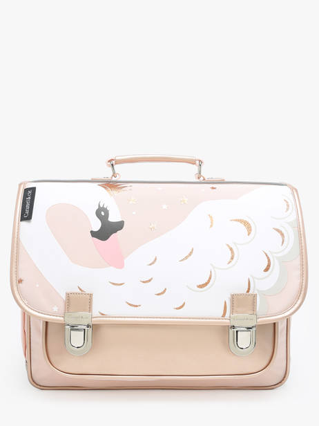 Cartable 2 Compartiments Caramel et cie Rose boheme FI