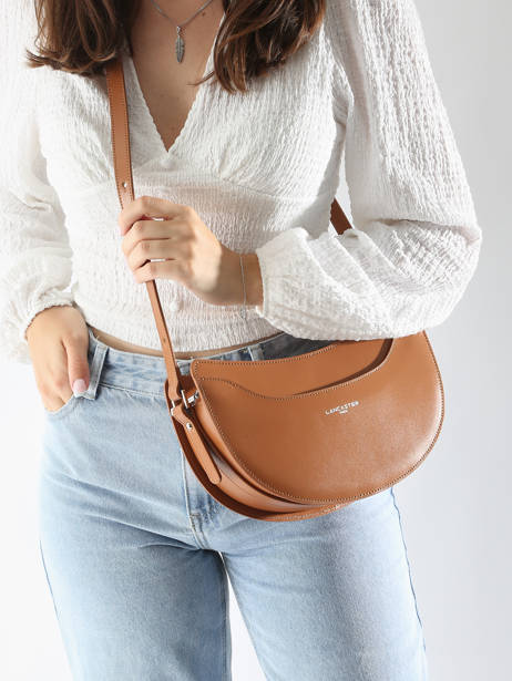 Sac BandouliÃ¨re Suave Lune Cuir Lancaster Marron suave lune 33 vue secondaire 1