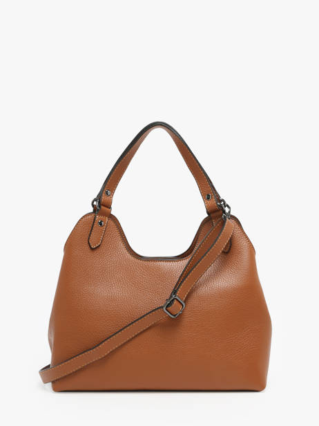 Sac Ã  Main Caviar Cuir Milano Marron caviar CA24067 vue secondaire 4