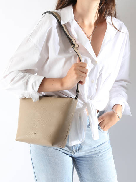 Sac PortÃ© Ã©paule Manege Cuir Etrier Beige manege EMAN078M vue secondaire 1