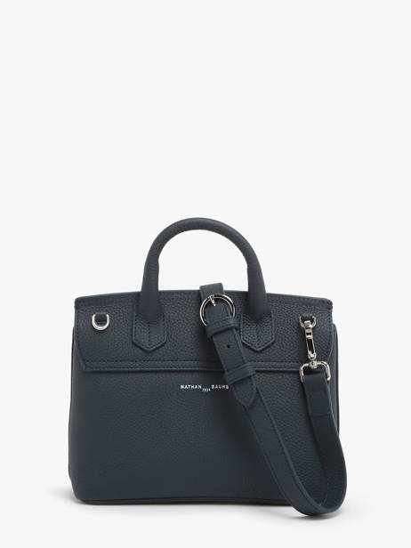 Sac Bandoulière Calie Cuir Nathan baume Bleu nathan 19 vue secondaire 4