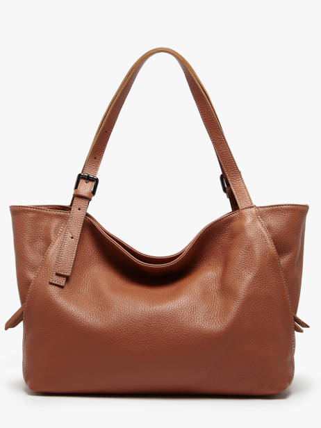 Sac à Main Caviar Cuir Milano Marron caviar CA24066
