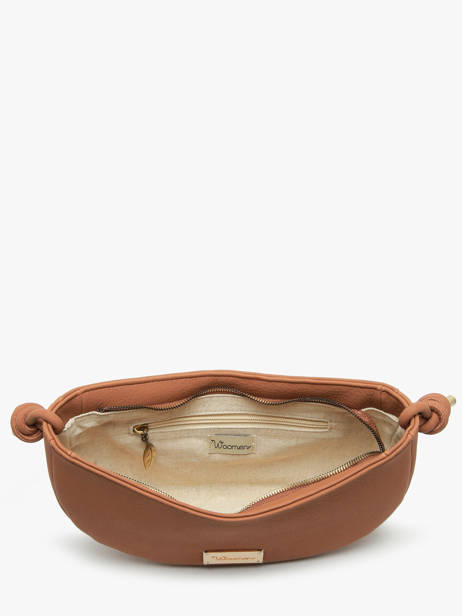 Sac Bandoulière Muscari Woomen Marron muscari WMUS27 vue secondaire 3