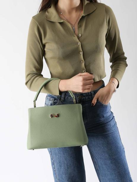 Sac Ã  Main Magnolia Cuir Nathan baume Vert eden 3 vue secondaire 1