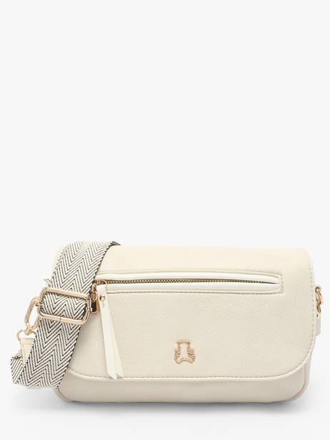Sac Bandoulière Zip Lulu castagnette Beige zip YRONDE