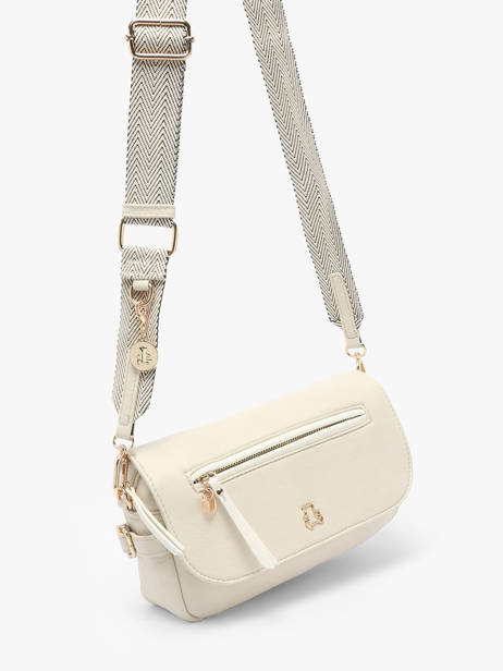 Sac Bandoulière Zip Lulu castagnette Beige zip YRONDE vue secondaire 2