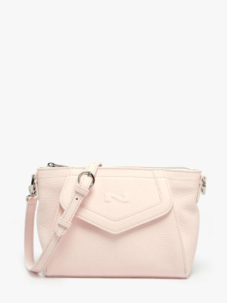 Sac BandouliÃ¨re Candy Cuir Nathan baume Rose candy 7