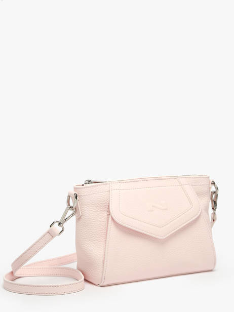 Sac BandouliÃ¨re Candy Cuir Nathan baume Rose candy 7 vue secondaire 2