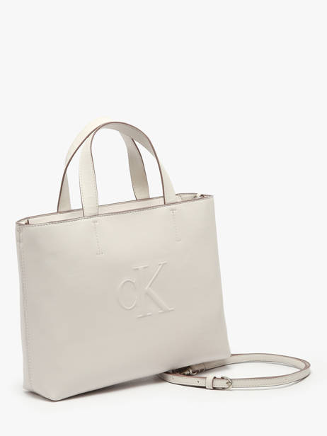 Sac Porté Main Sculpted Calvin klein jeans Beige sculpted 4K3111G vue secondaire 2