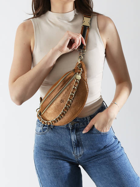 Sac Banane Mila louise Marron vintage 23689X vue secondaire 1