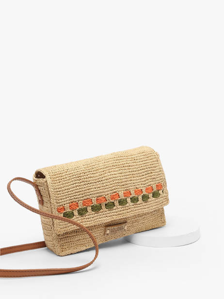 Sac Bandoulière L'atelier Du Crochet Raphia Le voyage en panier Beige l'atelier du crochet AM803 vue secondaire 2
