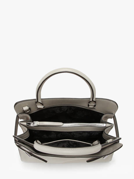 Sac PortÃ© Main Emie Cuir Le tanneur Gris emie TEMI16M1 vue secondaire 3
