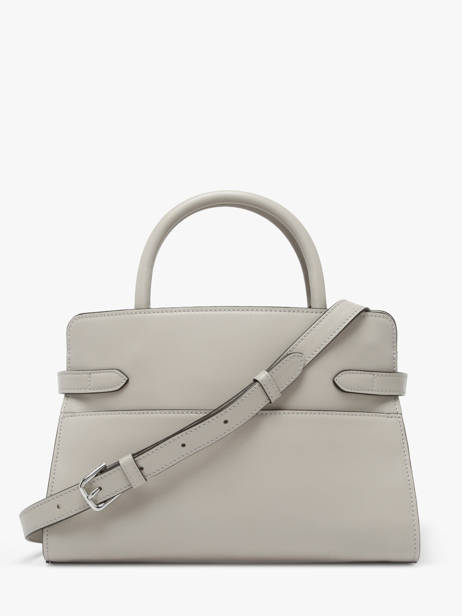 Sac PortÃ© Main Emie Cuir Le tanneur Gris emie TEMI16M1 vue secondaire 4