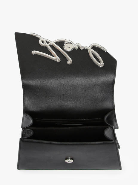 Sac Bandoulière K Signature Cuir Karl lagerfeld Noir k signature A1W30036 vue secondaire 3