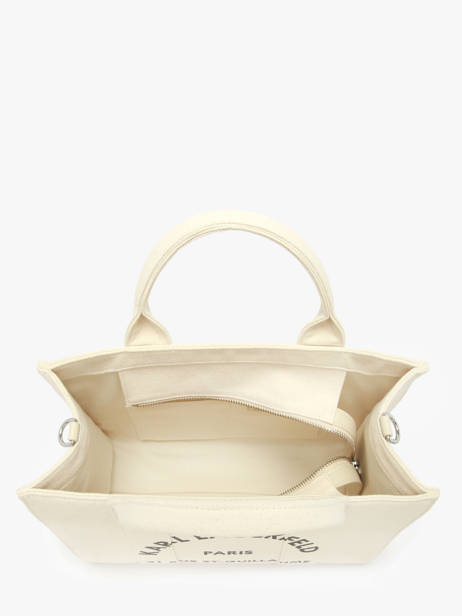 Sac Porté Main Rsg Coton Karl lagerfeld Blanc rsg A1W50010 vue secondaire 2