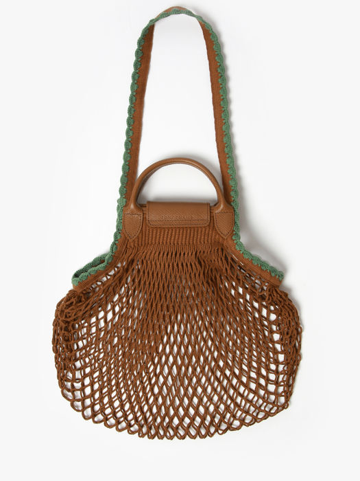 Longchamp Le pliage filet crochet Besaces Marron