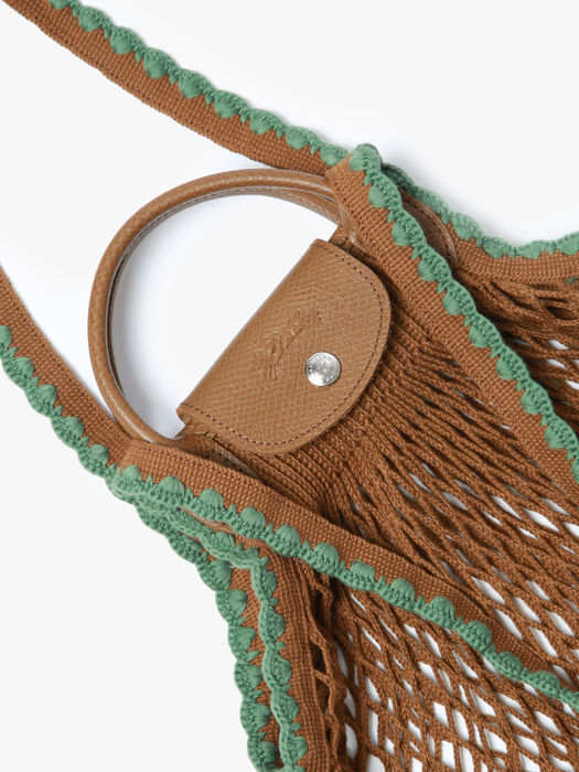 Longchamp Le pliage filet crochet Besaces Marron