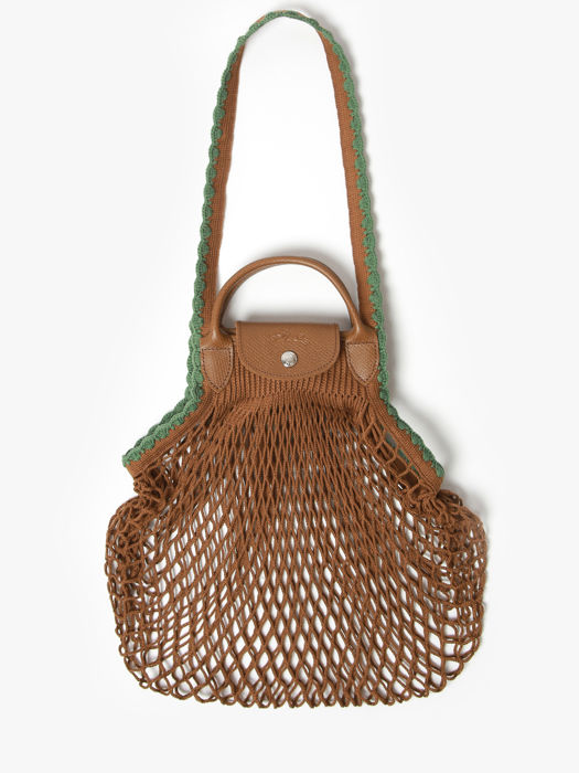 Longchamp Le pliage filet crochet Besaces Marron