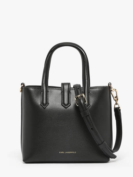 Sac à Main K Autograph Cuir Karl lagerfeld Noir k autograph A3W30151 vue secondaire 3