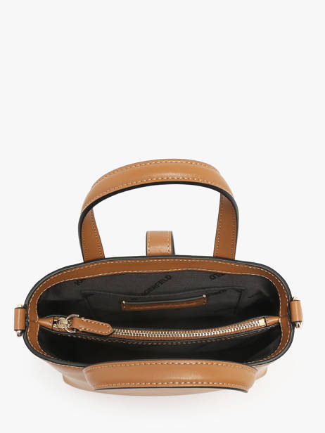 Sac à Main K Autograph Cuir Karl lagerfeld Marron k autograph A3W30151 vue secondaire 3