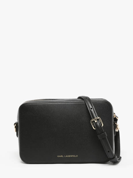 Sac Bandoulière K Autograph Cuir Karl lagerfeld Noir k autograph A3W30153 vue secondaire 3