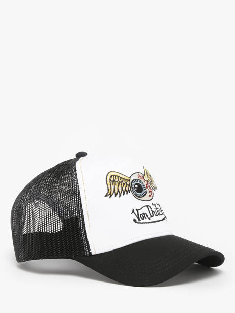 Casquette Von dutch Blanc accessoires WHIT vue secondaire 1