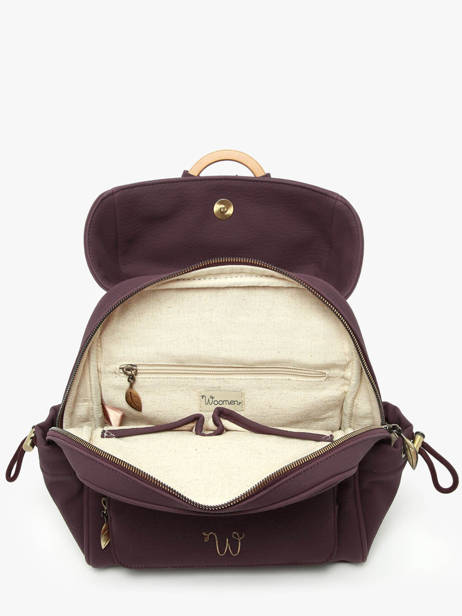Sac Ã  Dos Camomille Woomen Violet camomille WCAO02 vue secondaire 3