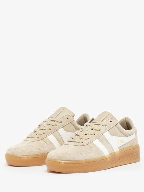 Sneakers En Cuir Gola Beige women CLA589 vue secondaire 2
