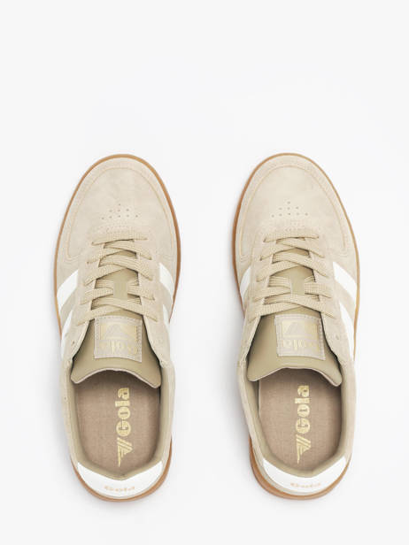 Sneakers En Cuir Gola Beige women CLA589 vue secondaire 4