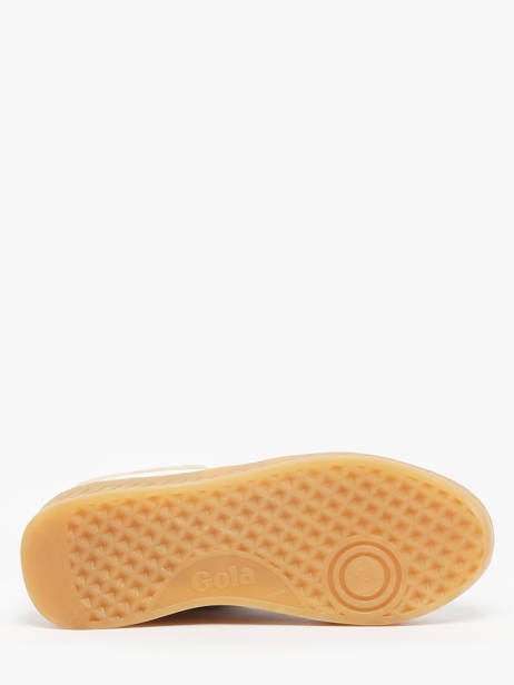 Sneakers En Cuir Gola Beige women CLA589 vue secondaire 5