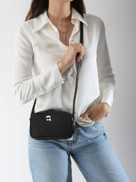 Sac Bandoulière K Ikon Nylon Karl lagerfeld Noir k ikon A3W30128 vue secondaire 1