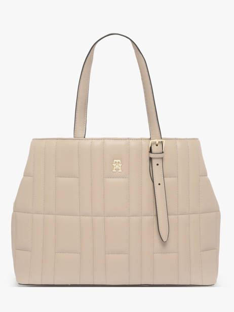 Sac Porté épaule Th Feminine  Polyurethane Tommy hilfiger Marron th feminine  AW17452