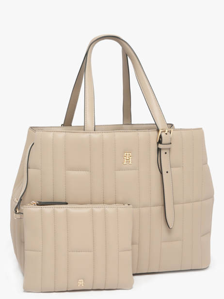 Sac Porté épaule Th Feminine  Polyurethane Tommy hilfiger Marron th feminine  AW17452 vue secondaire 1