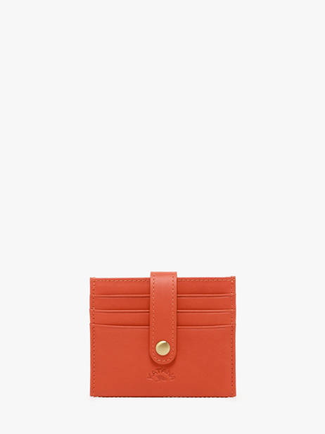 Porte-cartes Cuir Katana Orange marina 753130B