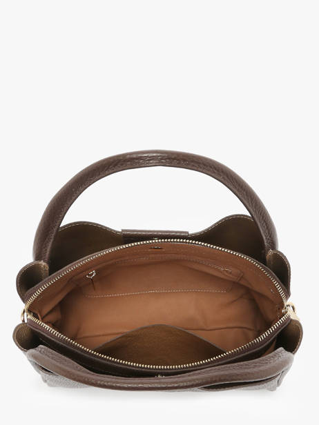 Sac Ã  Main Ida Double Cuir Lancaster Marron ida double 84 vue secondaire 2