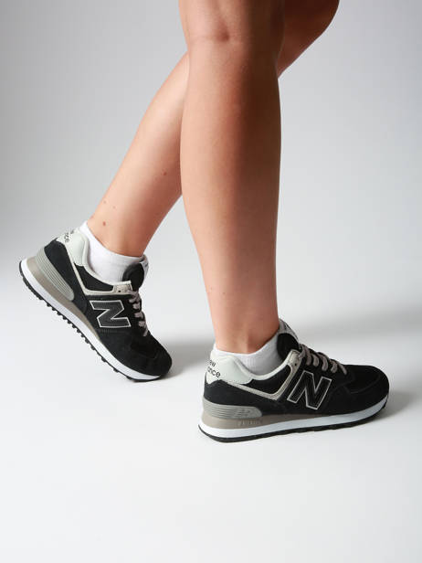 Sneakers En Cuir New balance Noir boy ML574EVB vue secondaire 1