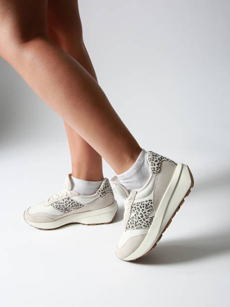 Sneakers En Cuir New balance Gris boy U370LP vue secondaire 1