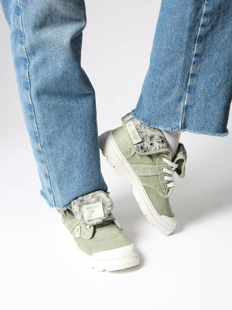 Sneakers Mustang Vert women 1426504 vue secondaire 1