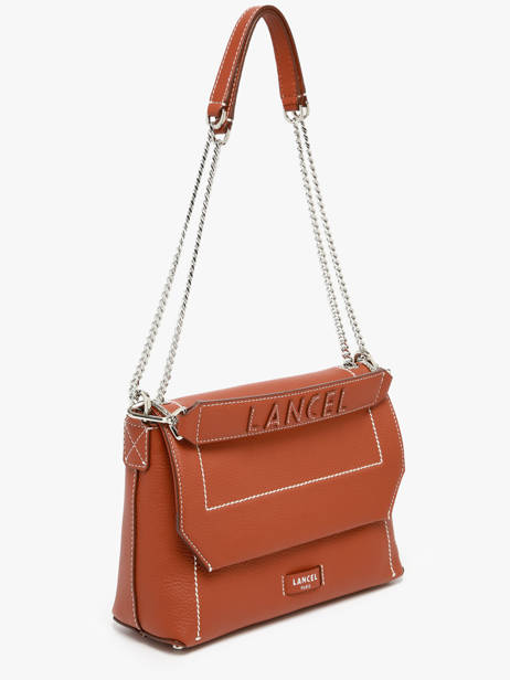 Sac Bandoulière Ninon Cuir Lancel Marron ninon A13782 vue secondaire 3