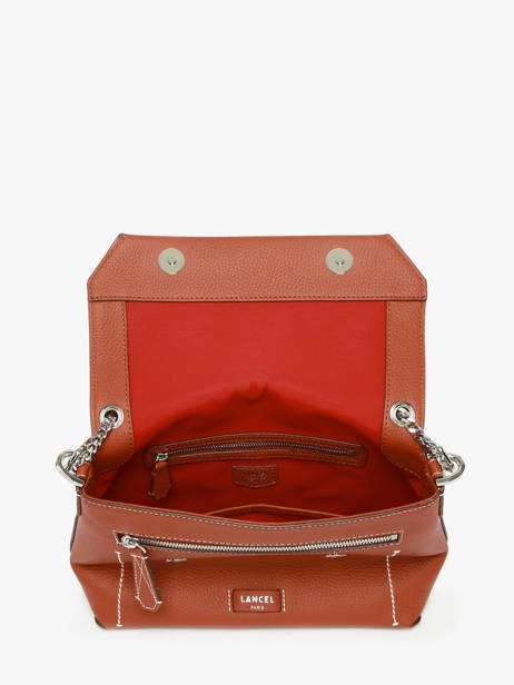 Sac Bandoulière Ninon Cuir Lancel Marron ninon A13782 vue secondaire 4
