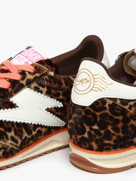 Sneakers Joyce En Cuir Semerdjian Marron women JOYCE vue secondaire 3