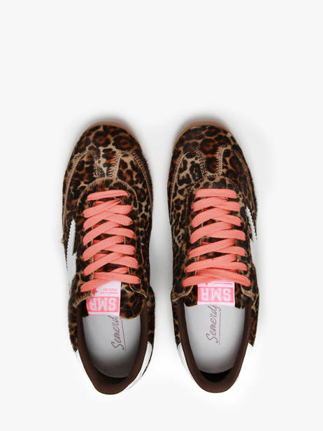 Sneakers Joyce En Cuir Semerdjian Marron women JOYCE vue secondaire 4