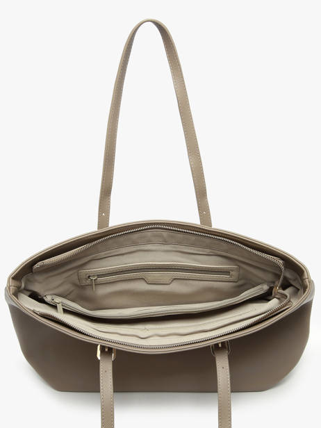 Sac Porté épaule A4 Saffiano David jones Beige saffiano 3 vue secondaire 3