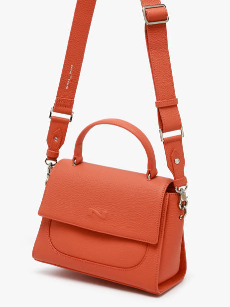 Sac Bandoulière Charlene Cuir Nathan baume Orange event 9 vue secondaire 1