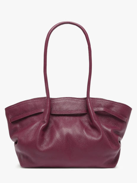 Sac Porté épaule Caviar Cuir Milano Rouge caviar CA25062 vue secondaire 4