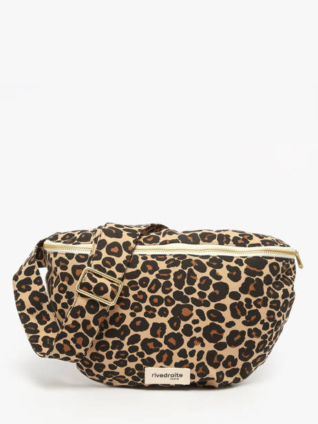Le Sac Banane Custine Xl Coton Recyclé Rivedroite Bleu forever wild CUSTXFOR